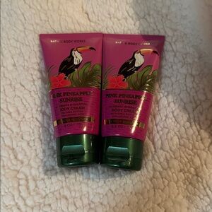 Bath & Body Works Pink Pineapple Sunrise Body Cream Mini
